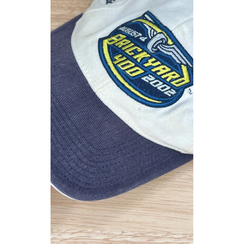Brick Yard 400 Hat Mens White Adjustable Strap‎ Baseball Cap Nascar Indy Sports